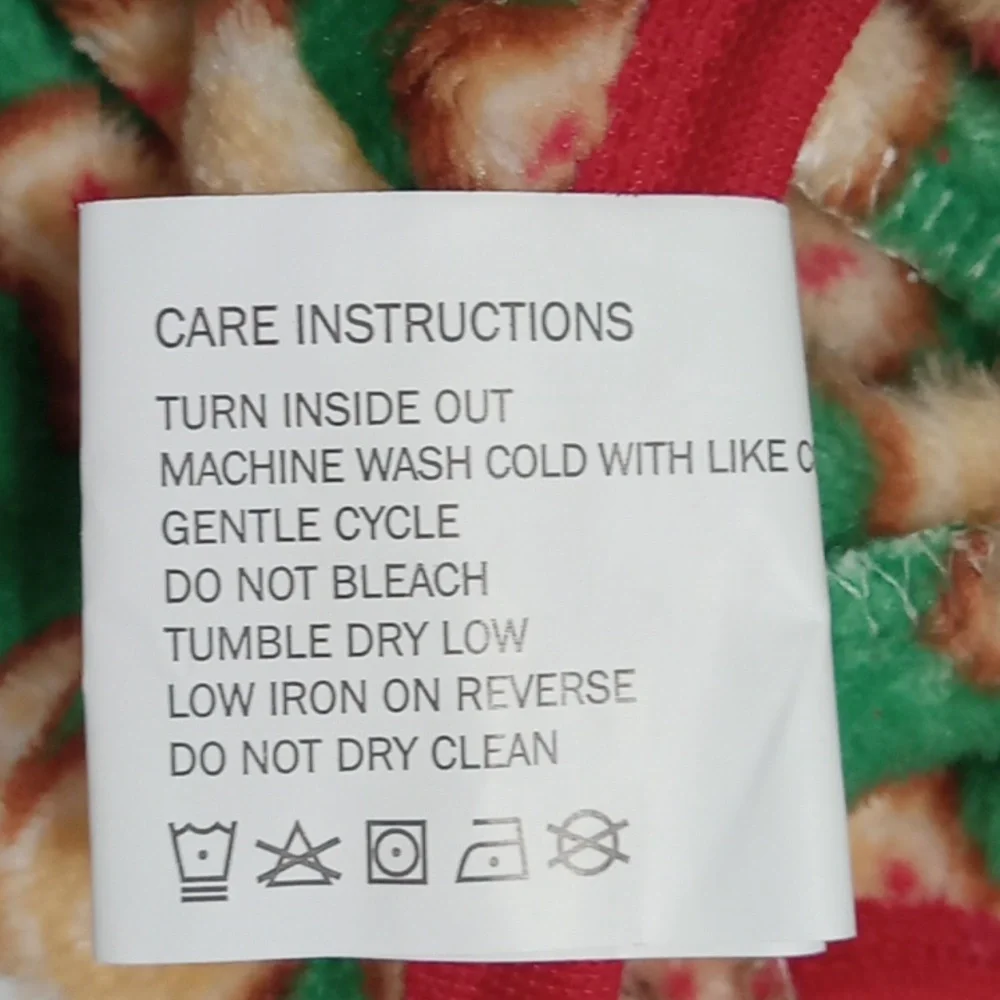 Pet Pajamas Christmas Onesie Green Red Gingerbread Man Plush Velour